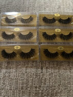 CS 01 Dramatic Black Strip Lashes — Full Volume False Eyelashes